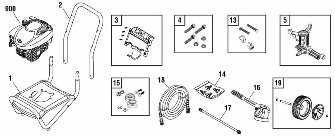 Briggs & Stratton pressure washer model 020388 replacement parts, pump breakdown, repair kits, owners manual and upgrade pump.